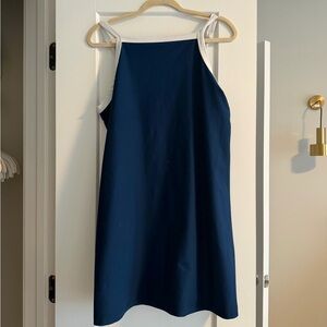Abercrombie & Fitch Navy Blue Dress with White Trim